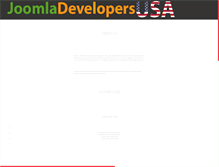 Tablet Screenshot of joomlawebdevelopersusa.com